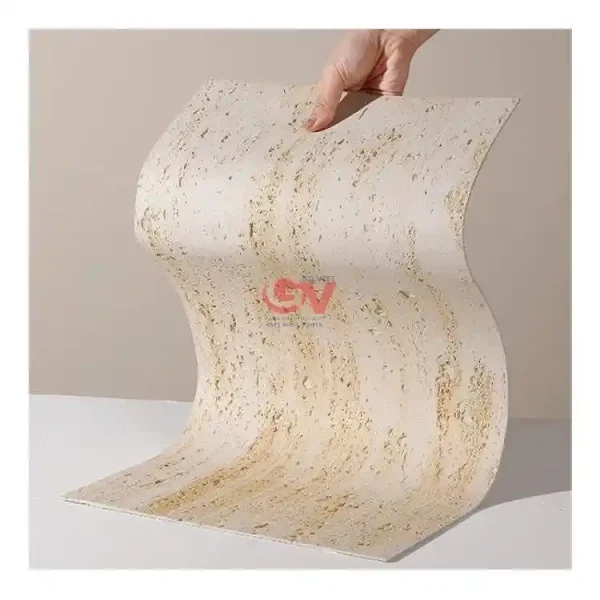 Khả năng uốn cong linh hoạt của tấm ốp vân đá dẻo